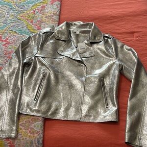 Women’s Short silver jacket